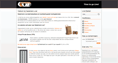 Desktop Screenshot of nederlandlive.nl