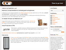 Tablet Screenshot of nederlandlive.nl